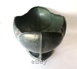 Antique Art Nouveau Stellmacher Teplitz Faience Centerpiece Bowl