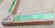 Antique Art Nouveau/arts & Crafts Copper & Green Tiled Fireplace Fender