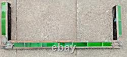 Antique Art Nouveau/arts & Crafts Copper & Green Tiled Fireplace Fender