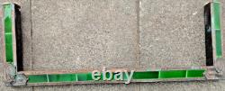 Antique Art Nouveau/arts & Crafts Copper & Green Tiled Fireplace Fender