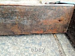 Antique Art Nouveau/arts & Crafts Copper & Green Tiled Fireplace Fender
