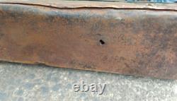 Antique Art Nouveau/arts & Crafts Copper & Green Tiled Fireplace Fender