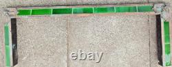 Antique Art Nouveau/arts & Crafts Copper & Green Tiled Fireplace Fender