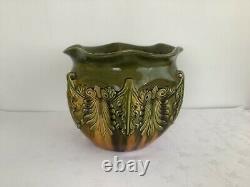 Antique Ault Pottery Jardiniere By Christopher Dresser