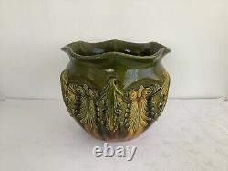 Antique Ault Pottery Jardiniere By Christopher Dresser