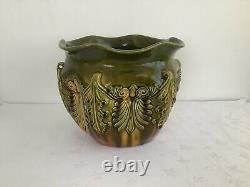 Antique Ault Pottery Jardiniere By Christopher Dresser