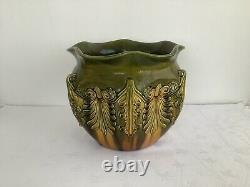 Antique Ault Pottery Jardiniere By Christopher Dresser