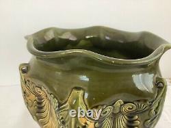 Antique Ault Pottery Jardiniere By Christopher Dresser