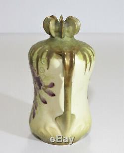 Antique Austria Art Nouveau Porcelain Vase, As Is