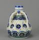 Antique Austrian Art Nouveau Vase C1900 Hand Painted Amphora Style Pottery 18cm