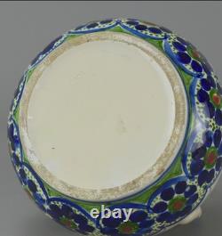 Antique Austrian Art Nouveau Vase c1900 Hand Painted Amphora Style Pottery 18cm