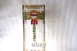 Antique Bohemian Art Nouveau Secession Josef Riedel glass enamel vase 1900