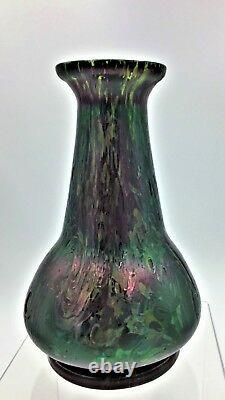 Antique Bohemian ca. 1905 Kralik Art Nouveau Period Art Glass Vase Loetz Era