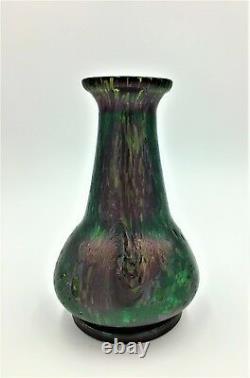 Antique Bohemian ca. 1905 Kralik Art Nouveau Period Art Glass Vase Loetz Era