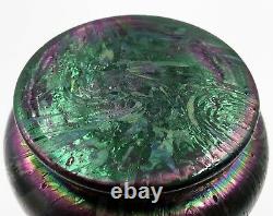 Antique Bohemian ca. 1905 Kralik Art Nouveau Period Art Glass Vase Loetz Era