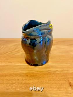 Antique Circa 1910 C H Brannam Barum Grotesque Pelican Pottery Jug