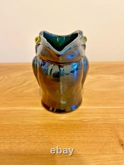 Antique Circa 1910 C H Brannam Barum Grotesque Pelican Pottery Jug