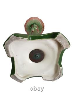 Antique Eichwald Majolica Candlestick Holder #2769 Art Nouveau Circa 1910