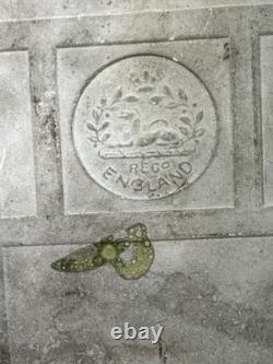 Antique English Art Nouveau Tiles (Set of 4) c. 1900