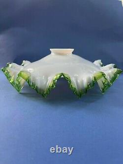 Antique French Art Nouveau Glass Lamp Shade