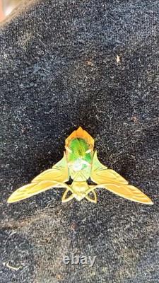 Antique French Art Nouveau Real Scarab Pendant