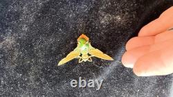 Antique French Art Nouveau Real Scarab Pendant