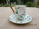 Antique French Samson Sevres Art Nouveau Cup And Saucer Mistletoe Gilded Rims A