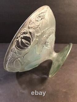 Antique Glass Bowl/ Fish Decor/ Art Nouveau/ France/ Lalique