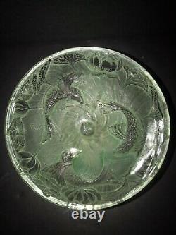 Antique Glass Bowl/ Fish Decor/ Art Nouveau/ France/ Lalique