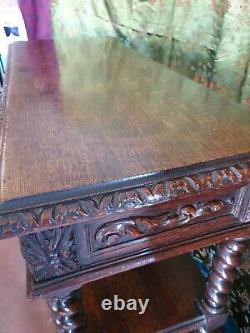 Antique Gothic Oak Green Man Buffet! @@ FREE UK DELIVERY @@