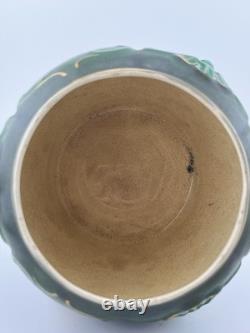 Antique Jugendstil Art Nouveau Green Man Covered Tobacco Jar Humidor Gilt Green