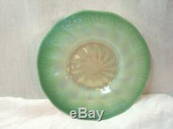 Antique L. C. Tiffany Studios Favrile 8.5 Art Glass Pastel Plate, Fully Signed. NR