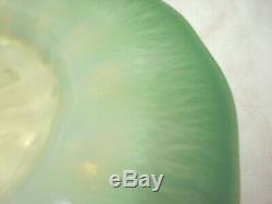 Antique L. C. Tiffany Studios Favrile 8.5 Art Glass Pastel Plate, Fully Signed. NR