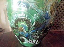 Antique Large Brannam Barum Barnstable Grotesque Fish Jug 30cm