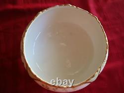 Antique Limoges France Hand Painted Ferner, Vase, Jardiniere, Bowl, Green & Gold