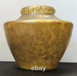 Antique Loetz Art Glass Vase, signed with arrows and stars Austria 1898 RARE