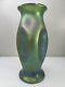 Antique Loetz Art Nouveau Iridescent Art Glass Pinched Form Vase 10 1/4 Tall