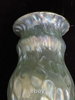 Antique Loetz Bohemian Art Glass Miniature 4 Diaspora Vase Diaspora