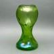 Antique Loetz Creta Rusticana Art Nouveau Iridescent Green Art Glass Vase