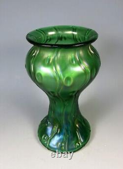 Antique Loetz Crete Rusticana Glass Vase