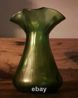 Antique Loetz Iridescent Creta Rusticana Jugendstil Art Nouveau Vase c. 1900