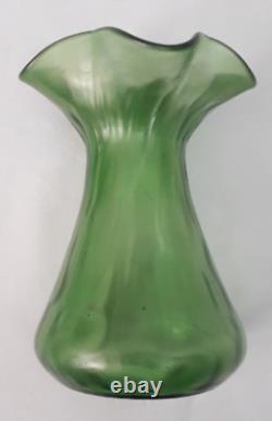 Antique Loetz Iridescent Creta Rusticana Jugendstil Art Nouveau Vase c. 1900