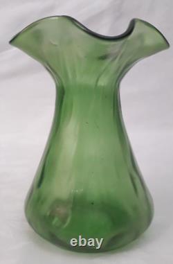 Antique Loetz Iridescent Creta Rusticana Jugendstil Art Nouveau Vase c. 1900