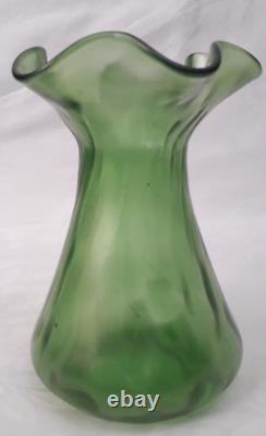 Antique Loetz Iridescent Creta Rusticana Jugendstil Art Nouveau Vase c. 1900