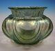 Antique Loetz Wellenoptisch Oceanik Squat Lobed Melon Art Glass Vase Pn Ii-257