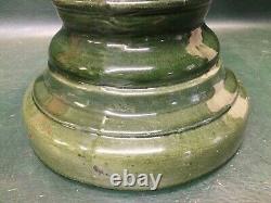 Antique McCoy Art Pottery Majolica Avenue of Trees Jardiniere Stand Pedestal