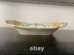 Antique Minton Secessionist Art Nouveau Oval Dish c1901 Tube Lined