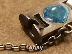 Antique Murrle Bennett Art Nouveau Enamel and Silver Liberty's Bracelet