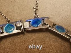 Antique Murrle Bennett Art Nouveau Enamel and Silver Liberty's Bracelet