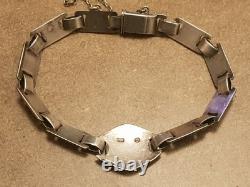 Antique Murrle Bennett Art Nouveau Enamel and Silver Liberty's Bracelet